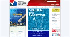 Desktop Screenshot of ontariosciencecentre.ca